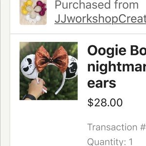 Oogie boogie ears